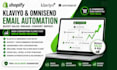setup shopify email automation with omnisend or klaviyo and email flows cro