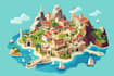 do isometric maps and illustrations