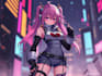 design anime character , cyberpunk character