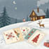 draw christmas cards and whimsical holiday illustration