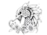 design your tattoo line art