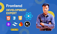 create a professional frontend using react, tailwind CSS, next js