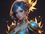 create a beautiful character artwork for you