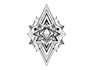 create unique custom geometric tattoo design