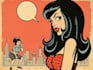 draw a retro vintage comic illustration