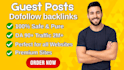 do high da90 guest post with contextual dofollow backlinks