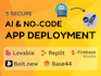 deploy your lovable or bolt web app to your own server