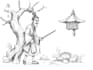 do 2d line art, 2d sketch, 2d traditional character art