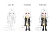 draw cute full body anime chibi characters