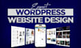 custom design wordpress website