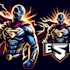 draw awesome superhero mascot character and logo