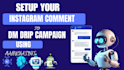 build instagram engagement funnel and dm automation using manychat