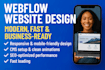 build webflow website convert figma to webflow webflow website design