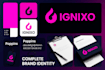 design minimalist logo design with full branding kit