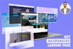 do responsive wordpress landing page design, elementor landing page