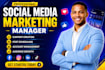be your social media marketing manager and content creator