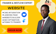 design a webflow website as a webflow developer and webflow expert
