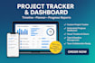 build custom project tracker, timeline planner, and progress dashboard