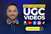 create authentic male ugc videos for social media