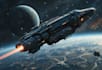 draw a sci fi spaceship art