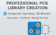 create accurate pcb footprints, symbols, and 3d models for your components