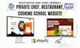 generate private chef cooking school leads bakery leads private chef website