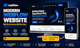 design a professional webflow website or landing page for your business