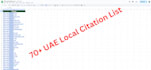 create high quality uae local citation