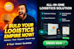 build a logistics app, delivery and courier app, fleet system, dispatch website