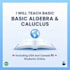 teach basic algebra calculus including USA