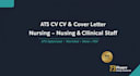 write an ats optimized nursing and clinical staff CV and cover letter