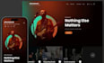 create a stunning music website for bands, artists, djs and studios