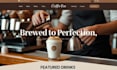 squarespace coffee cafe website drink bar site restaurant menu breakfast website