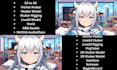 design and rig custon live2d model, 2d to 3d vtuber rigging, nsfw avatar