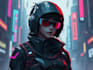 make a cyberpunk character art