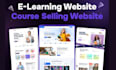 create an elearning website or online course platform with wordpress