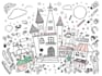 illustrate any image in doodle style