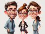 draw a caricature, cartoon caricatures