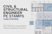 do civil and structural engineering with pe stamps in ca, fl, ga, sc, nc, il