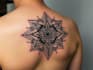 create sleeve tattoo design in geometric style