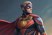 design premium superhero caricature