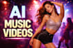 create a stunning ai generated music video for your song