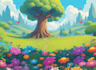 do 2d backgrounds, environment, landscape using ai