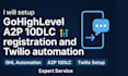 setup gohighlevel a2p 10dlc registration and twilio automation