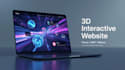 create 3d interactive  website with threejs, gsap, matterjs 3d animation
