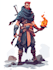 draw a 2d character design, 2d game character,
