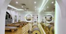 design 3d modern pilates studio,gym interior render,fitness center,cardio layout