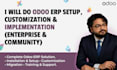 do odoo erp setup customization and implementation