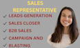 be your online sales closer assistant commission sales rep