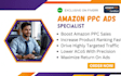expert amazon ads management amazon PPC campaign setup and fba ads strategy